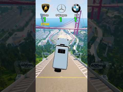 Lamborghini urus vs Mercedes G Wagon vs BMW X7 #beamngdrive