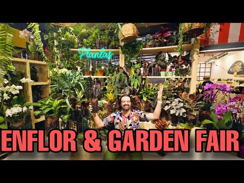 Explorando os BASTIDORES Enflor & Garden Fair 2024 - MUITAS PLANTAS PAISAGISMO E FLORES