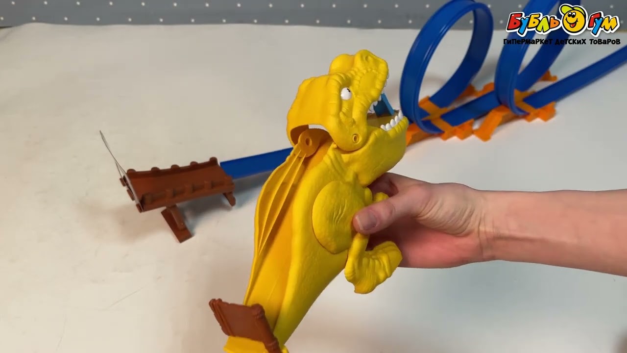 Трек Metal Machines Атака Ти-рекса с пусковым устройством - видео