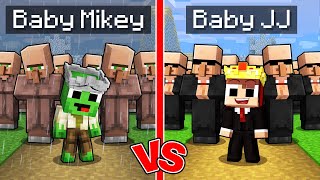 Baby Mikey vs Baby JJ King Survival Battle in Minecraft (Maizen)