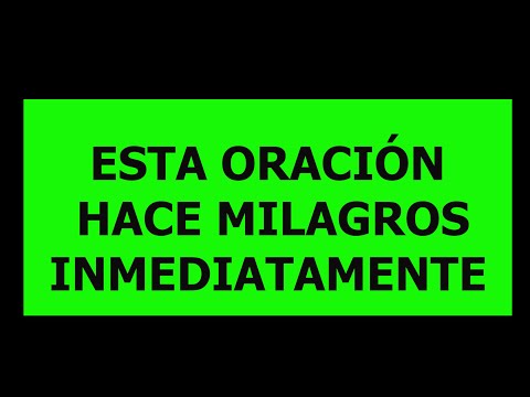 ESTA ORACIÓN HACE MILAGROS, ATRAE ABUNDANCIA!