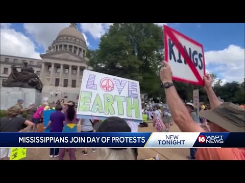 YouTube video thumbnail: 'No Kings Day' Protests Planned in Mississippi