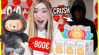 Geheimer CRUSH SCHENKT mir 1000 Euro originale LABUBUS (SECRET LABUBU im MYSTERY BOX bekommen?)
