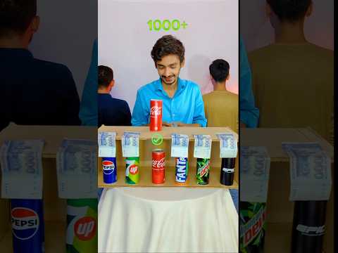 Put Soda Cans CORRECT-✅ | Win 1000+ | #shorts #challenge