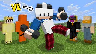 SMP'de VR'la Spor Yaptım  - Minecraft Full Body Tracking