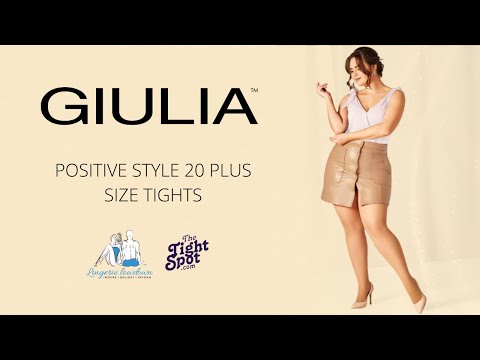 Giulia Positive Style 20 Plus Size Tights | Sheer Tights