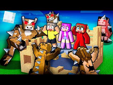 Evil Animals vs. Most Secure Minecraft Base