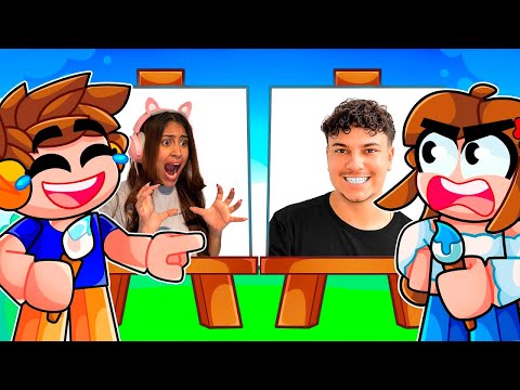 DUDA vs MARCELO no DESENHE RÁPIDO DA VIDA REAL!