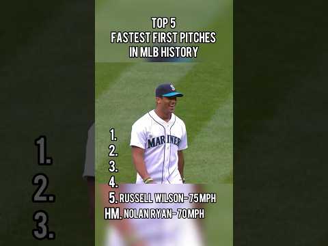 Top 5 FASTEST first pitches in MLB history!