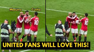 Bryan Mbeumo and Matheus Cunha DID THIS to Bruno Fernandes after His Hat-trick | Man Utd News