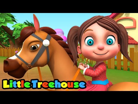 Chal Mere Ghode | चल मेरे घोड़े | Little Tree House Ke Mazedaar Hindi Balgeet | Bandar Mama