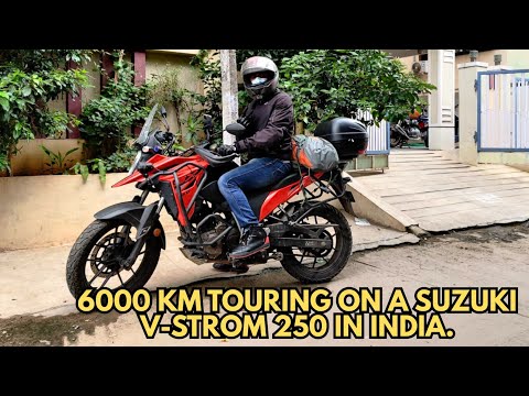 Is a 250cc motorcycle enough for a 6000 km Tour? Suzuki V-Strom.