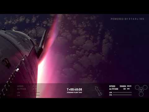 FULL ENTRY! SpaceX Starship Flight 5