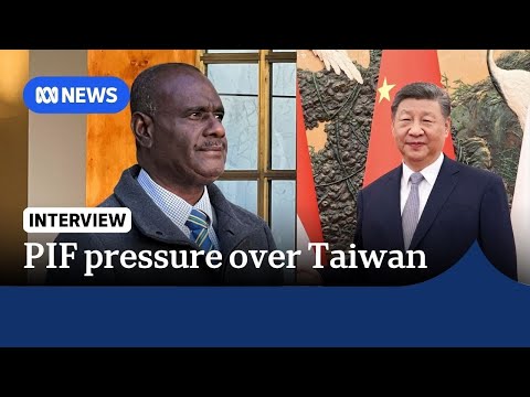 YouTube video thumbnail: China, US Could Be Excluded From Pacific Islands Forum Amid Taiwan Pressure
