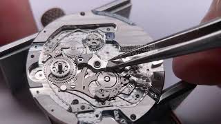 The assembly process of watch perpetual calendar