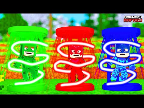 NUNCA ESCOLHA o TELETRANSPORTE ERRADO dos PJ Masks no Minecraft