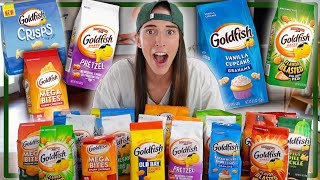 Goldfish Flavors Taste Test!!!!