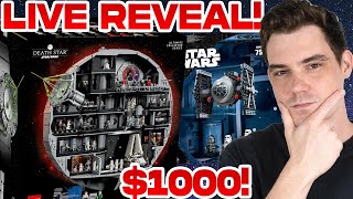 🔴 $1000 LEGO DEATH STAR REVEAL LIVESTREAM! (MandR Reaction!)