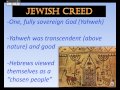 Hebrew History and Society Concepts
