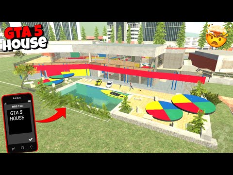 GTA 5 Franklin Mansion In Indian Bike Driving 3D 🤯 | New House Link + New City Link