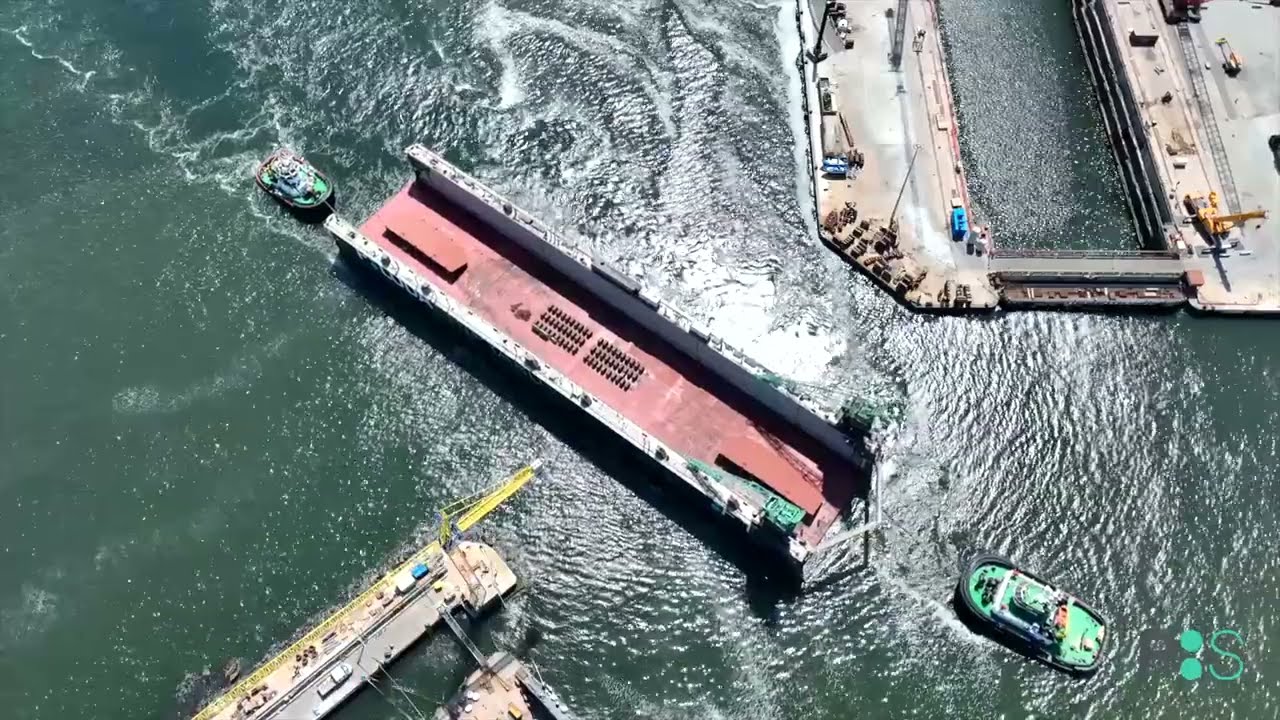 Piloda Shipyard inaugura “Donn’Anna”, bacino galleggiante da 143 metri per il refit navale nel Mediterraneo