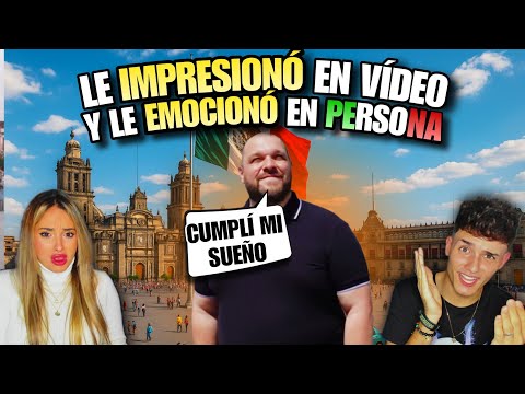 ESPAÑOL SE EMOCIONÓ al VISITAR *POR PRIMERA VEZ* el ZÓCALO de MÉXICO 🇲🇽 *le IMPACTÓ*