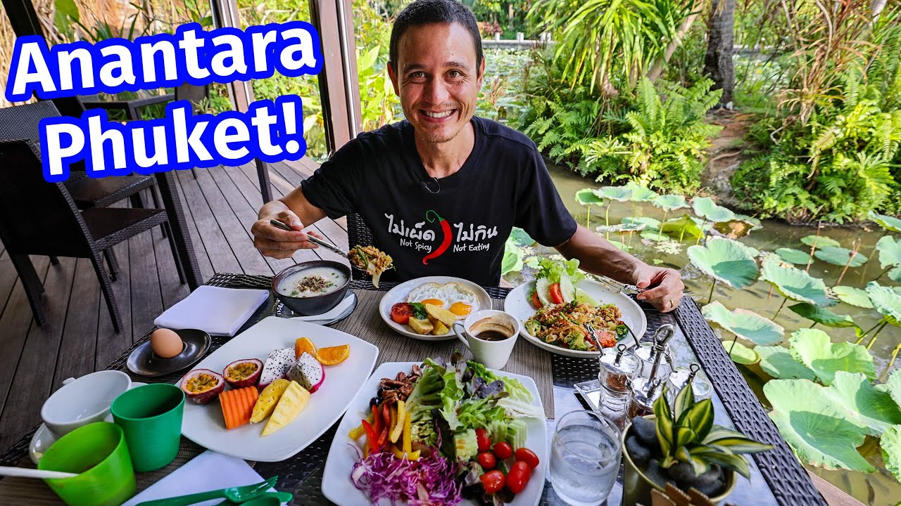 $130 Pool Villa in Phuket! Anantara Mai Khao 5 Star Hotel Tour + Breakfast Pad See Ew! - Mark Abroad