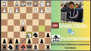Variantes B32 Sicilian Defense Löwenthal