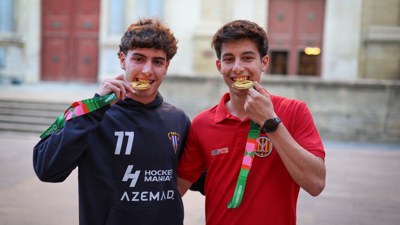 Pol Anglada i Genís Costa, campions del món amb la Sub-19 espanyola d’hoquei patins