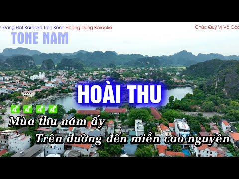 Karaoke Hoài Thu Tone Nam ( HAY NHẤT ) Hoàng Dũng Karaoke