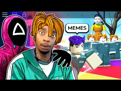 ROBLOX Squid Game Funny Moments 2 (MEMES)