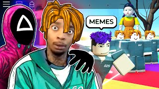 ROBLOX Squid Game Funny Moments 2 (MEMES)