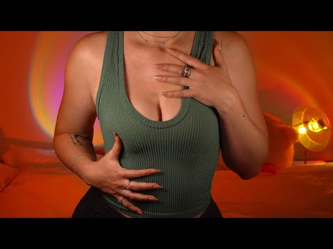 ASMR on Myself ♡ Scratching, Tapping, Fabric Triggers etc... 4K