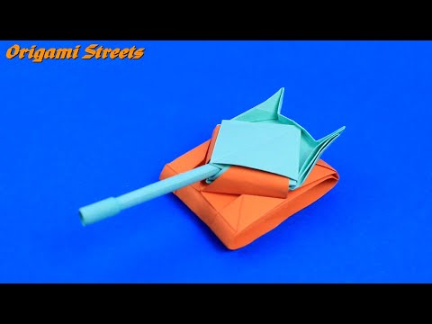 Как сделать танк из бумаги
