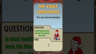 Lorechive Daily Question; Christmas Edition #fallout #shorts