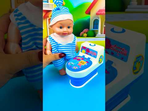 Satisfying With Unboxing Miniature Boy and Cleaning Set Toys, ASMR Videos #47 #toys #shorts