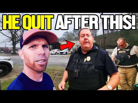 Police Sergeant Gets DEMOTED And QUITS After Dealing With Him!