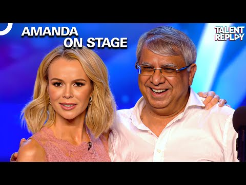 Amanda Joins Peter Raj’s Bizarre Serenade | Britain’s Got Talent