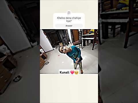 Kunali ko dara diya 🥺 Ghar mein koi nahi hai 😕 #trending