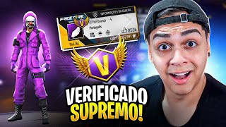 FREITAS RECEBEU O NOVO VERIFICADO SUPREMO DE FORMA INESPERADA E SE SURPREENDEU!🔥😱 - FREE FIRE