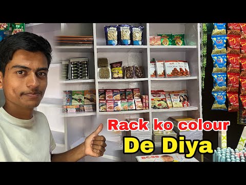 Rack ko Colour Ker Diya | Daily Vlog