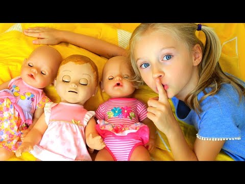 Are you sleeping Brother John with Polina and baby Alive