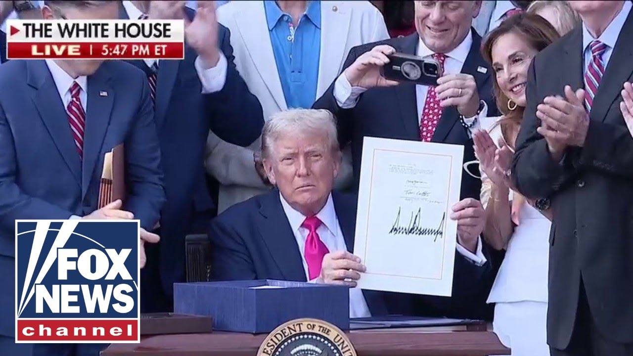 President Trump signs the ‘big, beautiful bill’ into effect