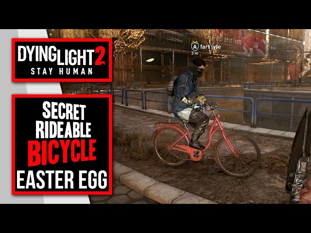 SECRET Rideable Bicycle Easter Egg in Dying Light 2! (All Red Duck Locations Guide)