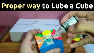 How to LUBE your Rubik's cube in a proper way