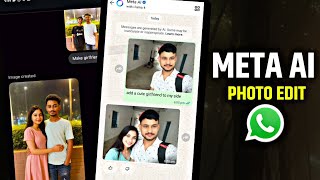 WhatsApp Meta AI Se Photo Editing Kaise Kare? 👗Dress Change Photo Editing | Outfit Changer 2025