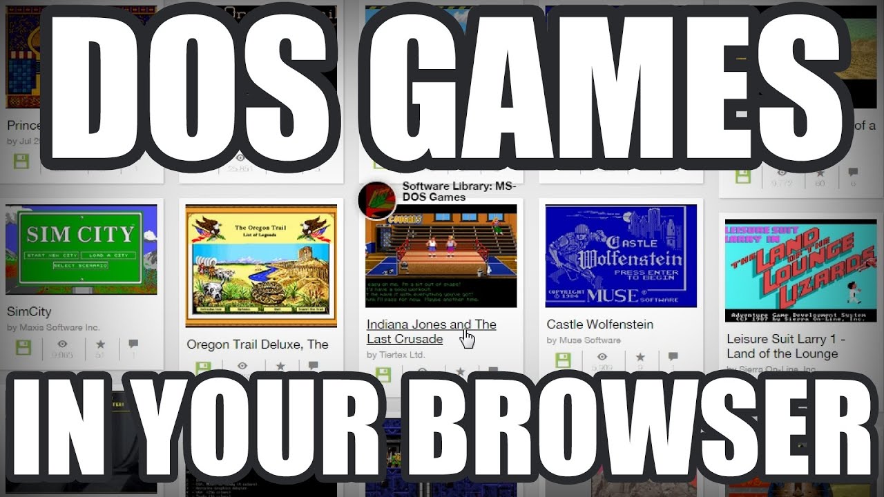 LGR - Archive. org DOS Game Library