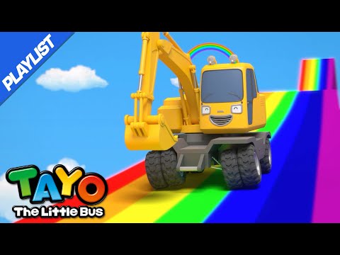 [Playlist] Hey, Poco! | Strong Heavy Vehicles Songs | Song for Kids | Tayo the Little Bus