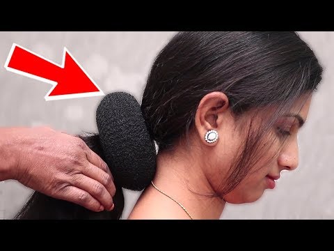 How to make Hairstyles Donut Bun | Quick and Easy Bun Hairstyles | Hairstyle videos