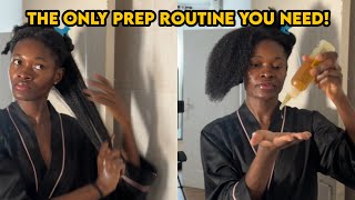 Do this Every washday day | Reduce Tangles & Breakage Natural Hair Washday Prep